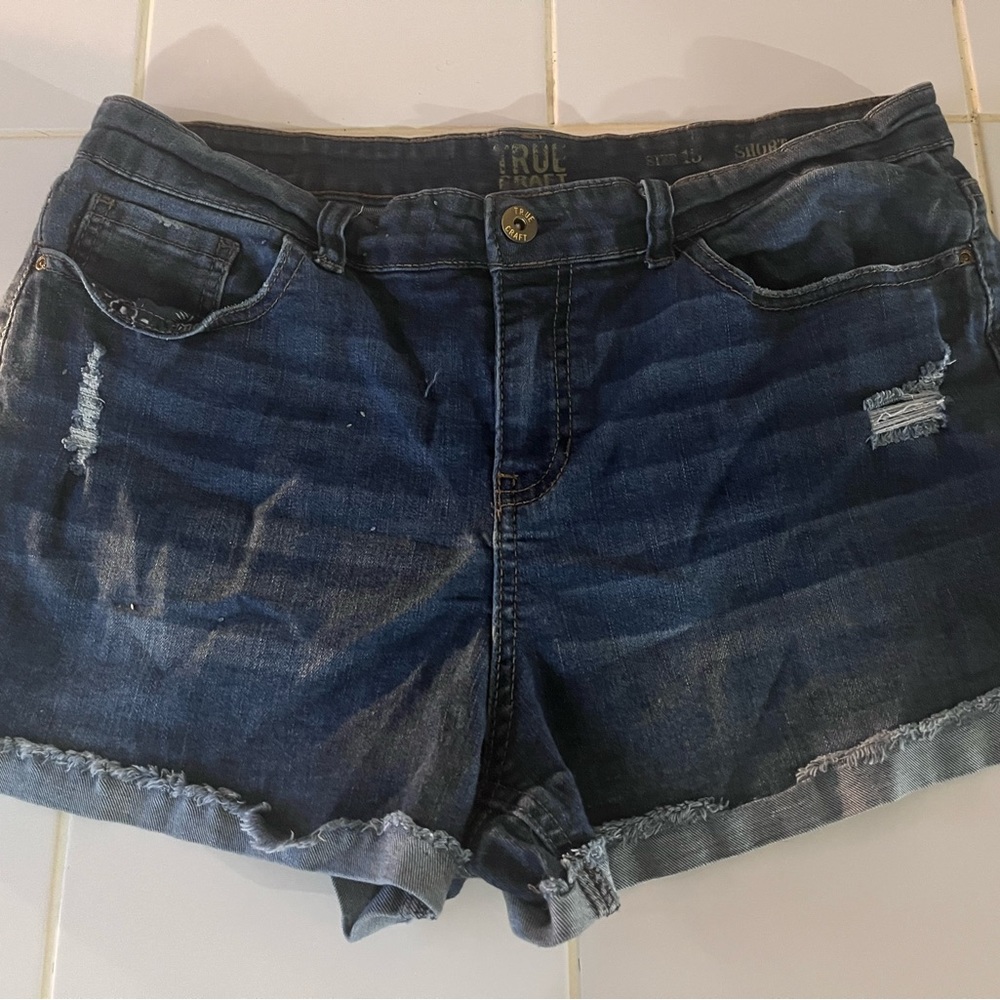 True craft denim shorts junior 15